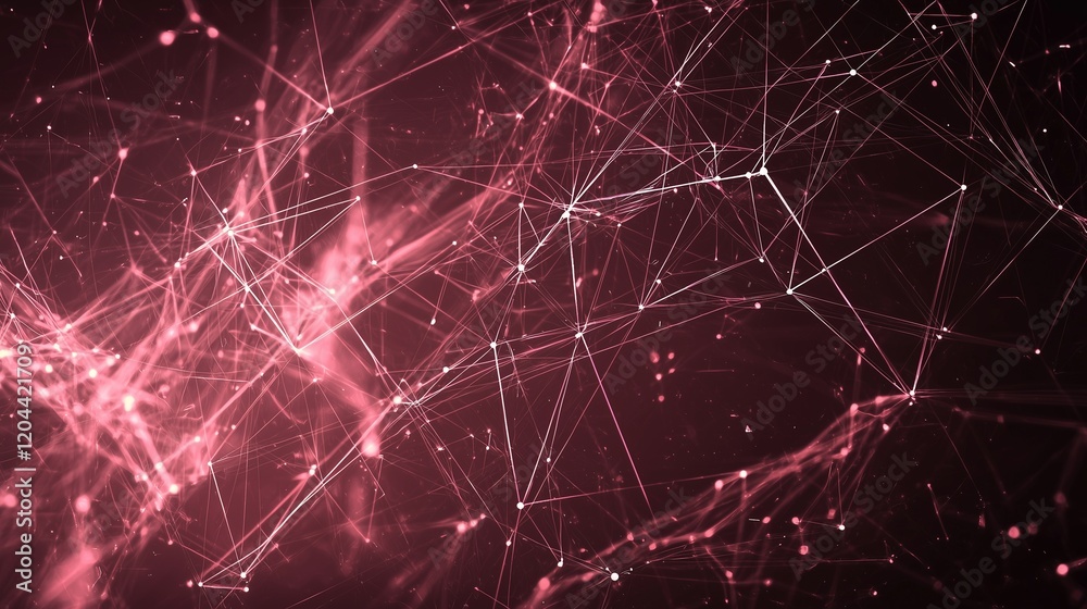 Wall mural digital lines and connections in a fast-moving abstract technology background symbolizing modern dat
