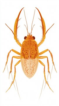 Giant Water Bug | Toe-Biter | Entomology Art | Detailed Illustration | Nature's Marvel