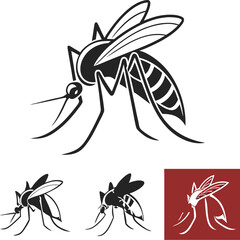 mosquito logo vector.