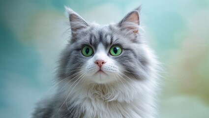 A soft ethereal blurred background with muted colors creating a tranquil atmosphere for design work