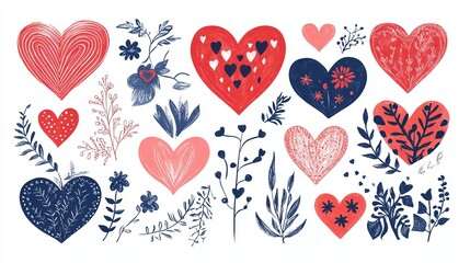 Love heart illustration
