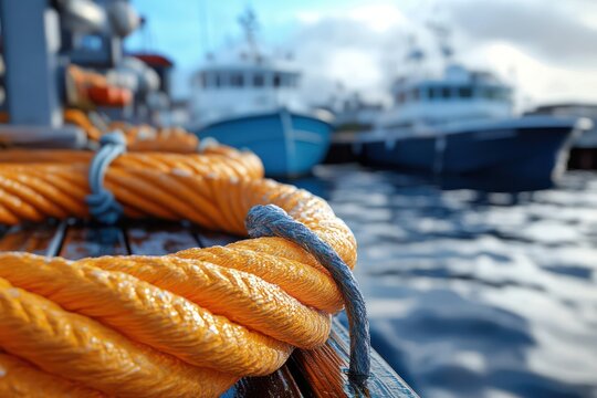 Checking the safety of a boating dock, inspecting mooring lines, life-saving equipment, and structural integrity to ensure safe docking.