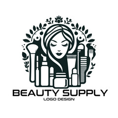 Beauty Supply Vector Logo Design