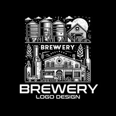 Brewery Vector Logo Design