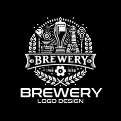 Brewery Vector Logo Design