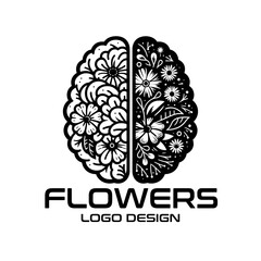 Flowers Vector Logo Design