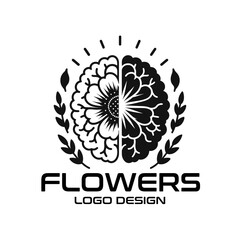 Flowers Vector Logo Design