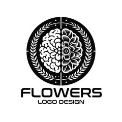 Flowers Vector Logo Design