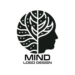 Mind Vector Logo Design