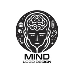 Mind Vector Logo Design