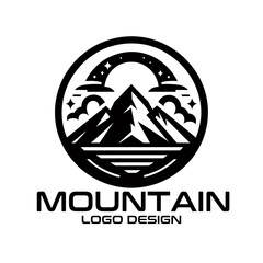 Mountain Vector Logo Design