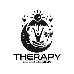 Therapy Vector Logo Design
