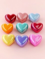 Obraz premium Love heart illustration