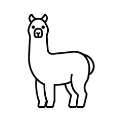 cartoon giraffe vector illustration