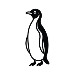 penguin isolated on white background