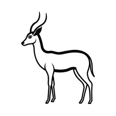 silhouette of a deer