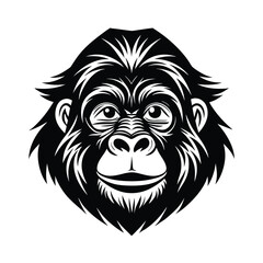Fototapeta premium animal silhouette white background 