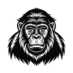 animal silhouette white background 