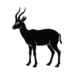 animal silhouette white background 