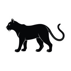 animal silhouette white background 