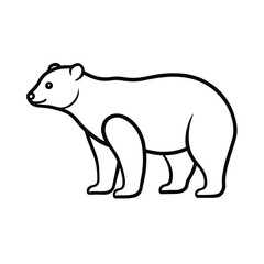 animal silhouette white background 