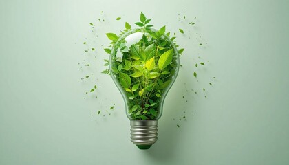 green light bulb
