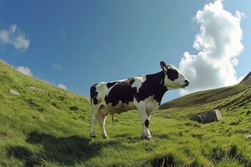 cow in the meadow