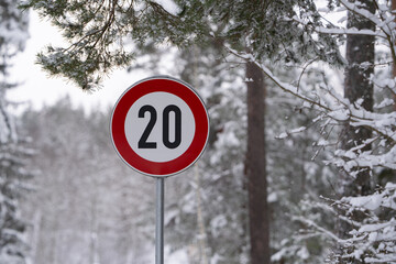 sign 20 km/h