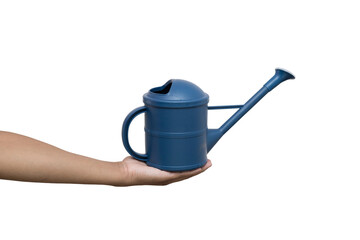 hand holding watering can, transparency -  mão segurando o regador, transparência