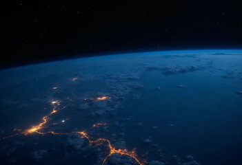 Obraz premium blue planet earth