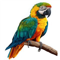 Fototapeta premium blue and yellow macaw ara