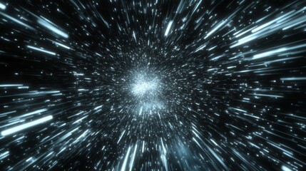 Motion background with speed light trails, emphasizing velocity and fast transport. 