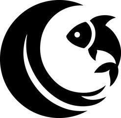 vector illustration design, icon, logo, symbol, animal, fish, modern style.eps