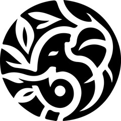 vector illustration of modern minimalist abstract symbol logo icon design for technology company.eps