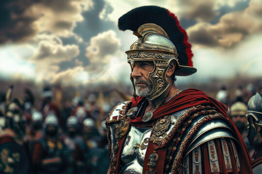 Roman Legionaries in Battle