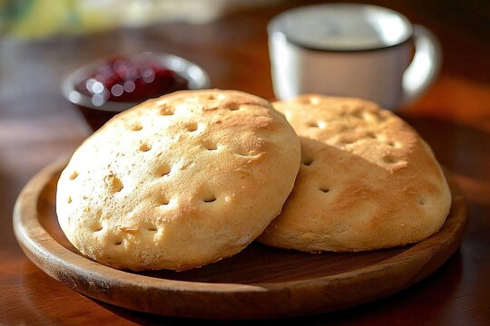 Traditional Chilean Hallulla Bread Rolls