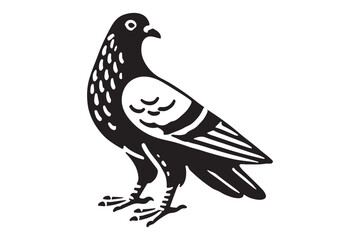 Pigeon Silhouette