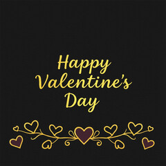 Obraz premium Valentine's Day card design. Illustration with oil paint. Pattern for printing on wall decorations, covers, wallpapers