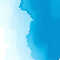 Obraz premium Abstract watercolor background, blue azure turquoise.