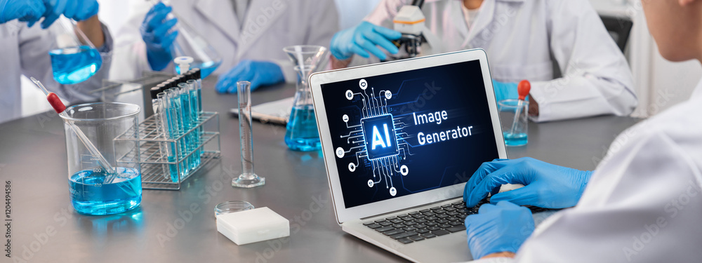 Poster generative ai virtual assistant tools for prompt engineer and user for ease of engage artificial int