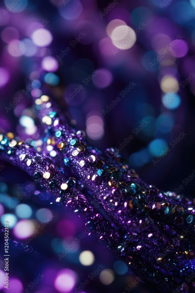Poster a close-up shot of a purple and blue gradient background, suitable for various design projects