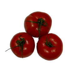 tomatoes isolated on white background