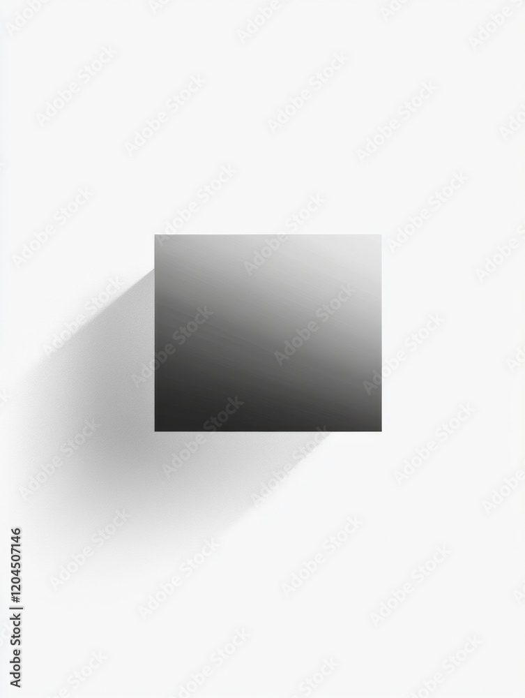 Poster unique gradient effect with shadow on a plain background creates an intriguing visual experience in 