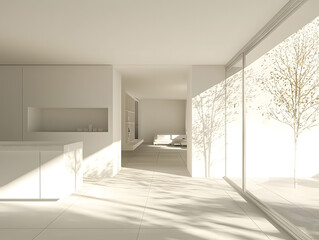 Obraz premium interior modern house