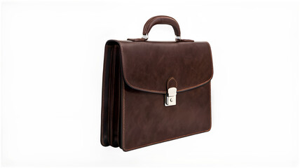 briefcase isolated on white