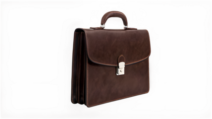 briefcase isolated on white