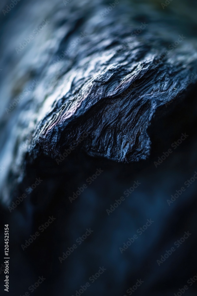 Poster a close-up shot of a rock formation with water in the background, suitable for use in travel or natu