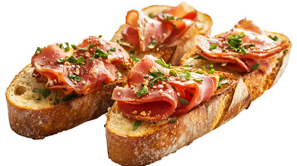 Toast isolated on transparent background ,high resolution