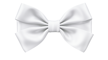 Elegant White Satin Bow, Festive Decoration, Gift Wrapping, Holiday Decoration,