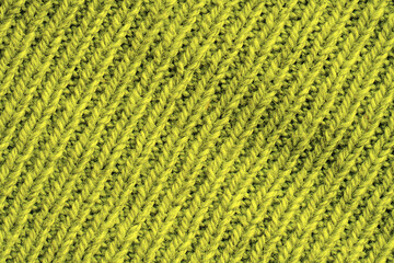 yellow textured fabric made from wool threads